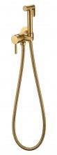 Grocenberg Смеситель с гигиеническим душем, брашированное золото GB001GL