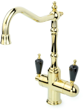 Boheme Смеситель для кухни Tradizionale, золото\черный 112-BSW