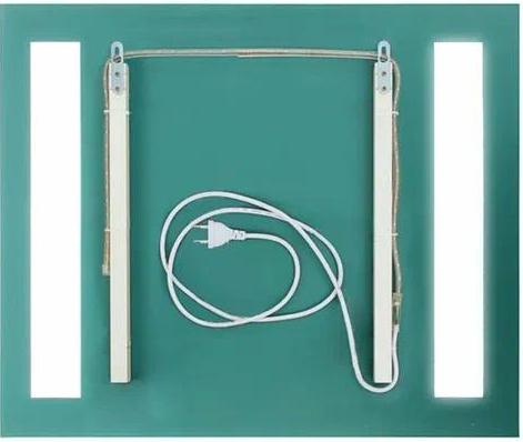 Приобрести continent зеркало с подсветкой премьер люкс 75х68 см, белое