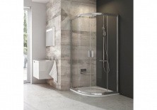 Ограждение душевое Ravak Blix BLCP4 90 см 3B270U00ZG сатин/матовое