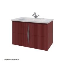 Caprigo Тумба с раковиной NOVARA 80 см, красная, эмаль 34916 1