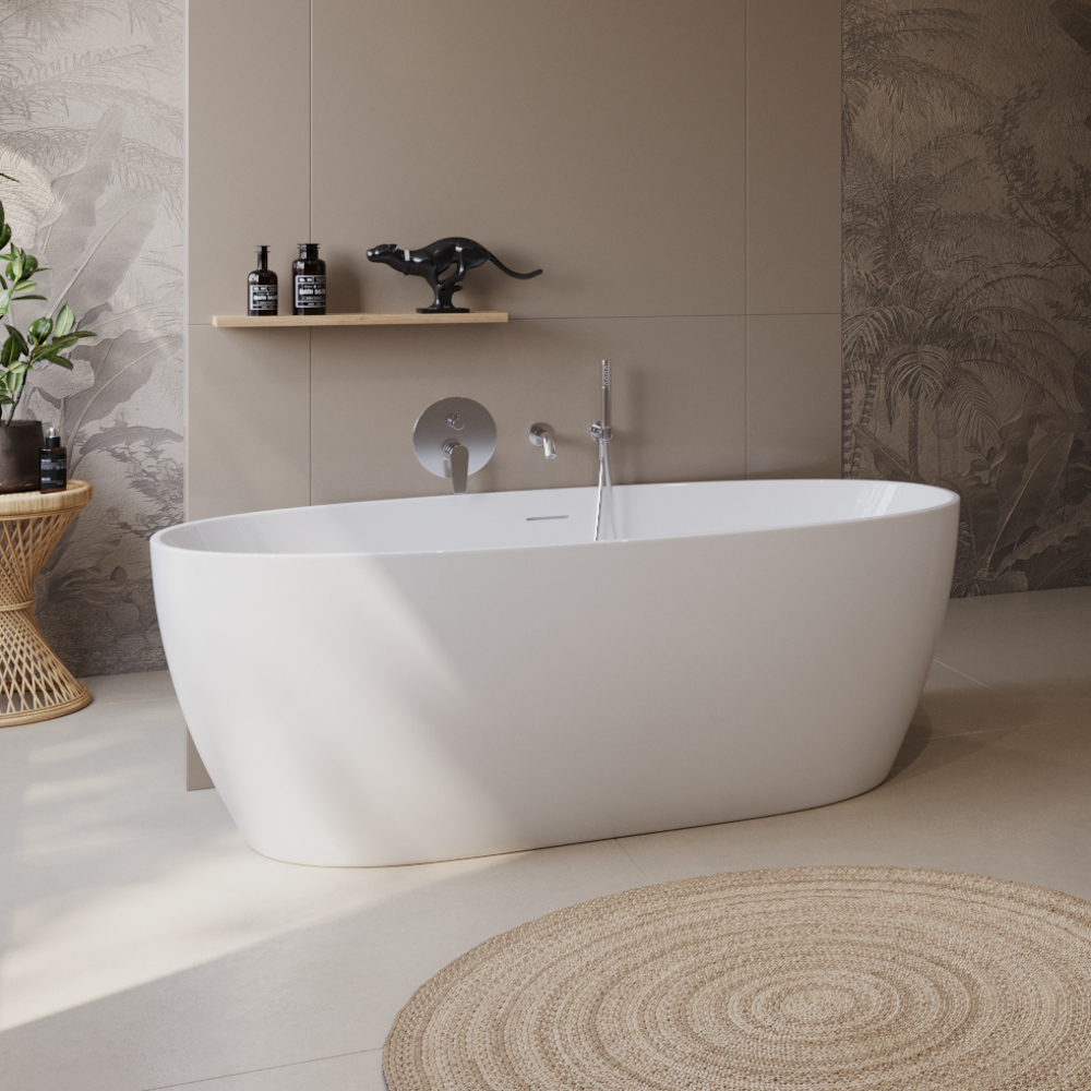 Приобрести belbagno акриловая ванна 170 х80 см, отдельно стоящая, белая bb414-1700-800