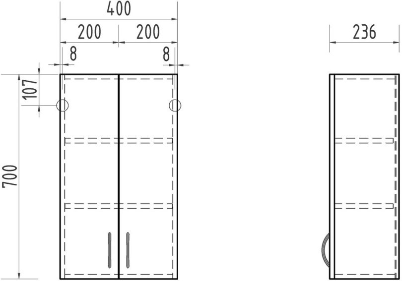 Приобрести vigo шкаф alessandro 40см, белый sh.ale.40