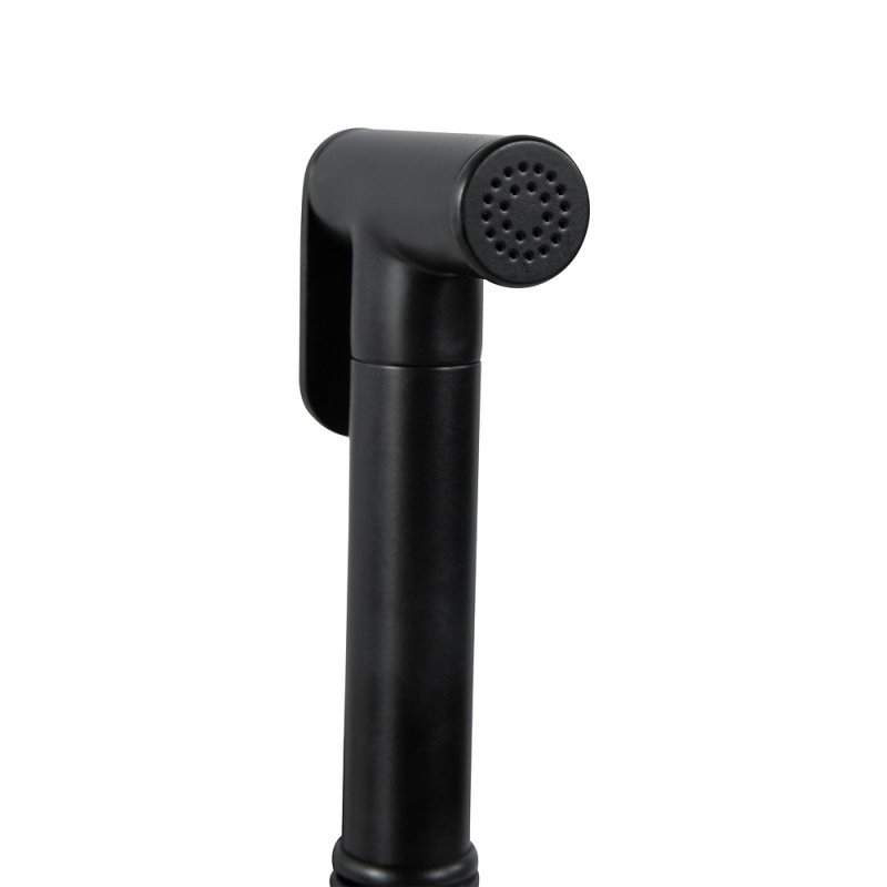 Приобрести cezares смеситель с гигиеническим душем leaf, черный матовый leaf-dif-nop