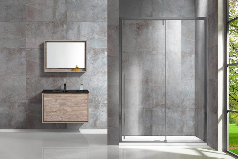 Приобрести vincea душевая дверь lugano 120 см, прозрачное, оружейная сталь vds-1l120clgm-1