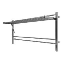 Terminus Полотенцесушитель Горизонт П8 120х60 см, с полкой, электрический, хром