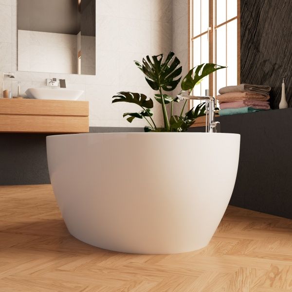 Приобрести frank акриловая ванна f6139 white,173х103 см, отдельностоящая