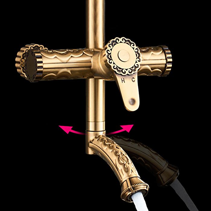 Приобрести gerhans душевая система к19, античная бронза k19018