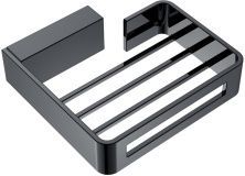 Boheme Мыльница\держатель для губки Q, черный хром 10959-SGM