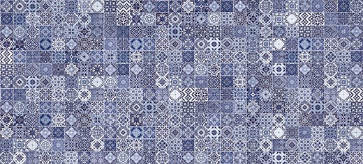 Приобрести плитка настенная cersanit hammam blue голубой рельеф