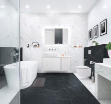 Cezares Тумба со столешницей подвесная BELLAGIO 106 см Bianco Opaco, белая 54714