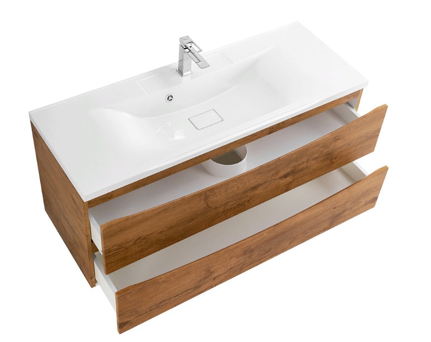 Приобрести тумба подвесная с раковиной belbagno marino-1200-2c-so-rn-p 120 см, rovere nature