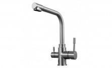 LEMARK Смеситель для кухни Expert с подключением к фильтру, сталь LM5061S