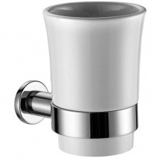 AZARIO Стакан для зубных щеток FORNY, хром AZ-88306
