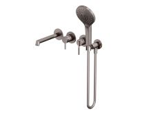 Hayzburg Встраиваемый смеситель для ванны и душа, никель HB-4004-2BN