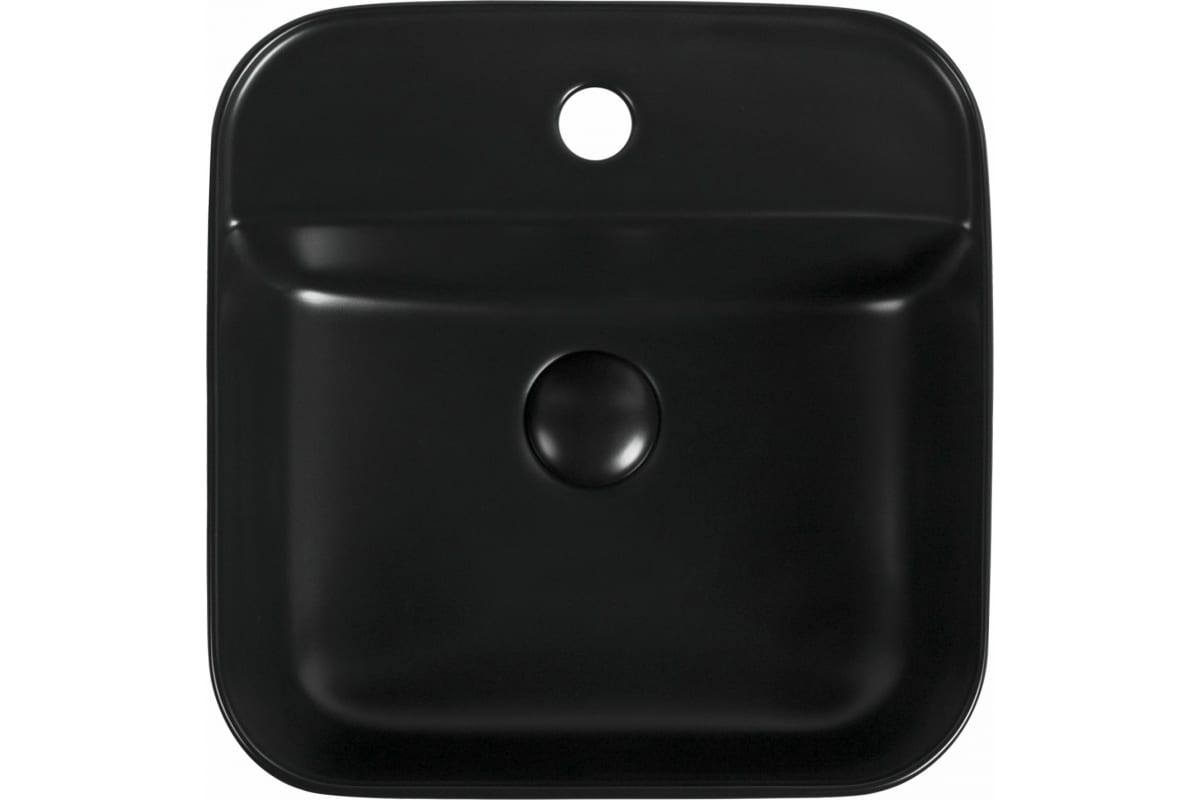 Приобрести aquanet раковина city-2-mb 39х39 см, черный матовый