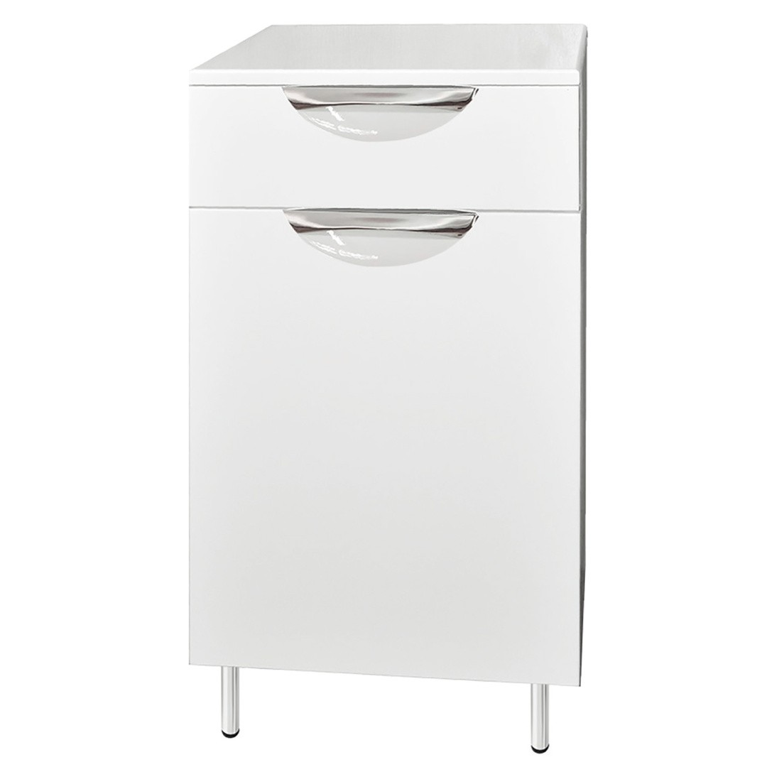 Приобрести loranto тумба напольная с раковиной стиль 40х86 см, правосторонняя, белая (cs00024775)