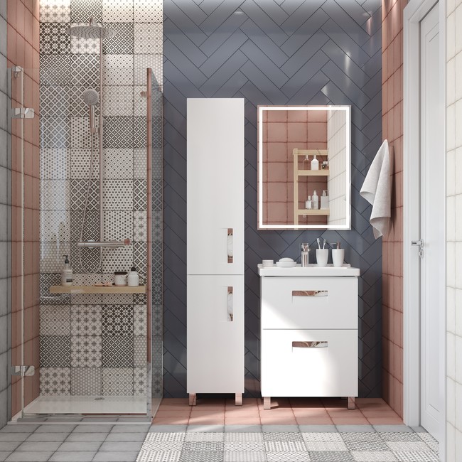 Приобрести briz тумба напольная irida 60 см, белая, т8-60