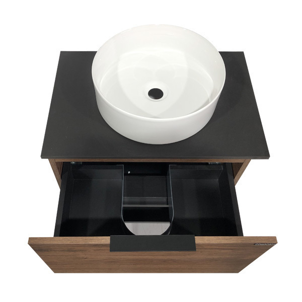 Приобрести сomforty тумба со столешницей и раковиной "штутгарт-60" дуб тёмно-коричневый с отверстием под смеситель №12