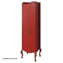 Caprigo Пенал BOURGET 50 см, правый, красный, эмаль