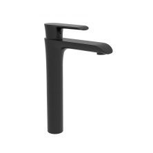 Vincea Высокий смеситель для раковины Esse, черный матовый VBF-1E2MB