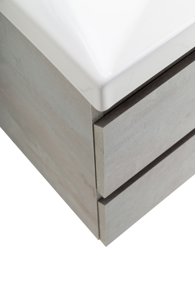 Приобрести cezares тумба подвесная с раковиной molveno 90 см beton, бетон molveno-90-2c-so-bet