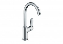 71130000 Logis Смеситель для раковины 210, однорычажный, поворотный излив 120°, с донным клапаном