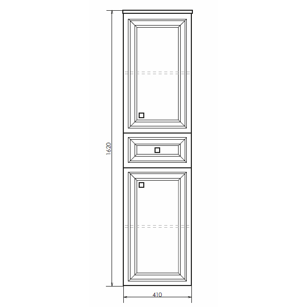 Приобрести сomforty пенал "феррара-40" белый глянец
