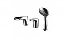 LEMARK Смеситель на борт ванны Shift, 3 отверстия, хром LM4345C