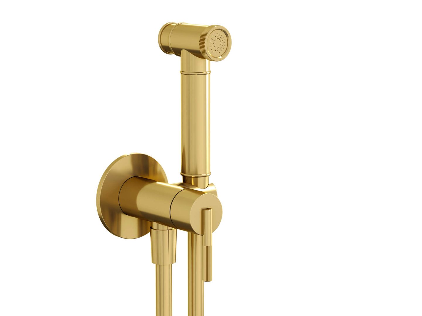 Приобрести hayzburg встраиваемый смеситель с гигиеническим душем, ( на одну воду), золото hb-4005-3go