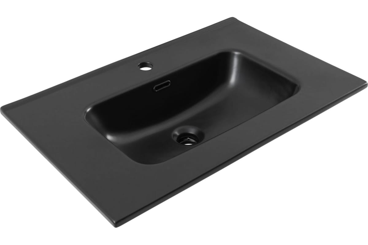 Приобрести aquanet раковина flat 70х46 см, черная матовая