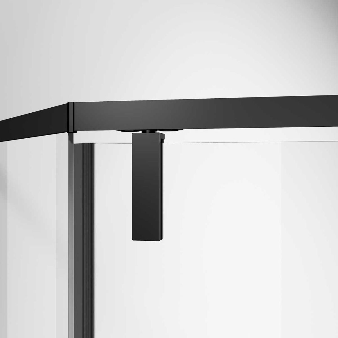 Приобрести vincea душевое ограждение slim-n 90х90 см, прозрачное, черное vsp-4sn100clb