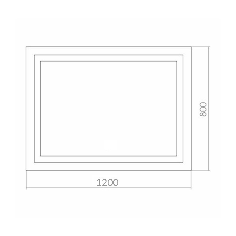 Приобрести azario зеркало ливия 120х80 см, белый, с подсветкой, диммер, датчик движения led-00002270