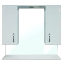 Loranto Зеркало-шкаф Best 85х80 см, белый CS00050320