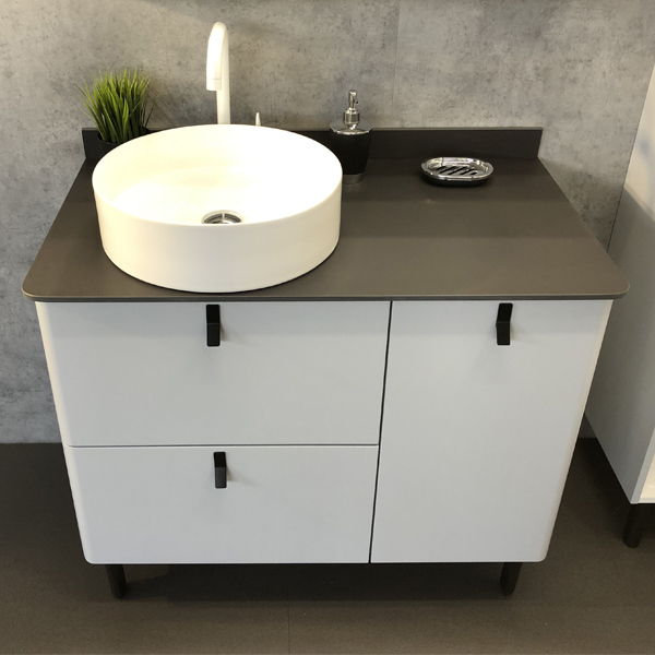 Приобрести сomforty тумба со столешницей и раковиной сорренто-90н светло-серый