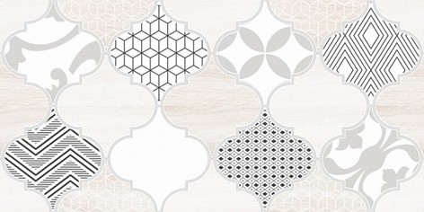 Приобрести декор настенный lb-ceramics мореска бежевый 1 1641-8625