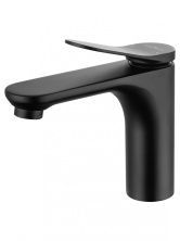 Смеситель для раковины WONZON & WOGHAND, Черный матовый (WW-A40482-MB)