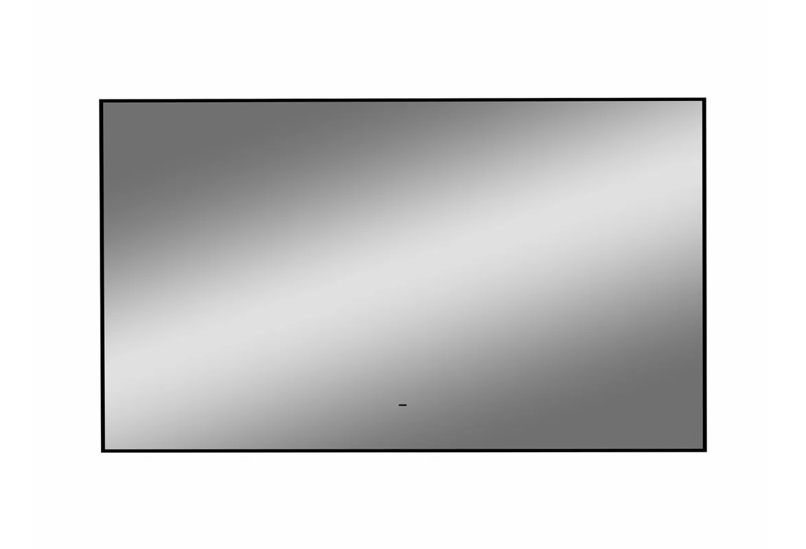 Приобрести continent зеркало с подсветкой amer 120х70 см, черное