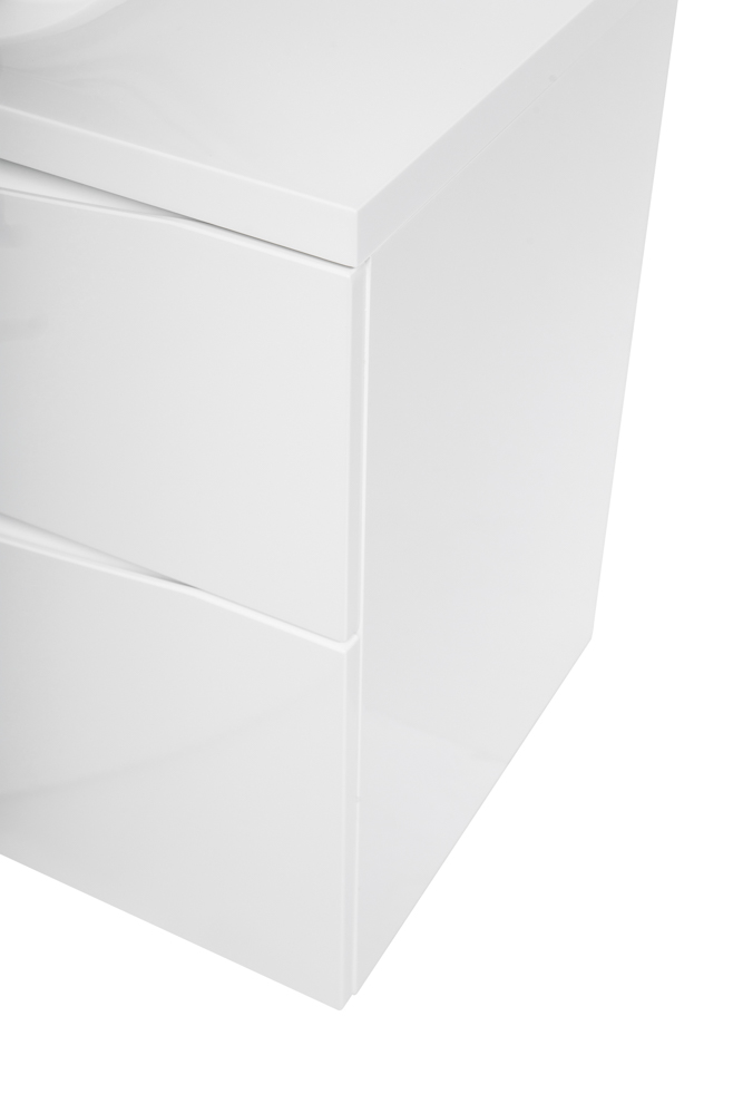 Приобрести belbagno тумба с раковиной marino-h60 110 см, подвесная bianco lucido, белая раковина