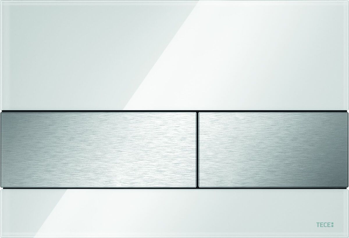 Приобрести tece кнопка смыва square для инсталляции, белая матовая\сатин 9240801