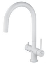 Смеситель для кухни c подключением фильтра WONZON & WOGHAND, Белый матовый (WW-3211-MW)