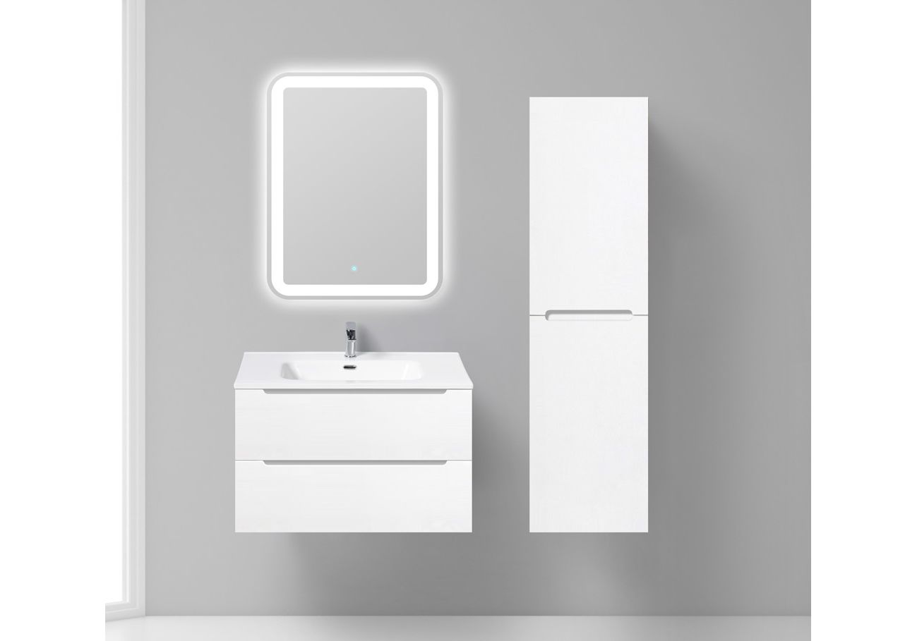 Приобрести пенал подвесной belbagno etna-1500-2a-sc-bl-p-r 40 см, правый, bianco lucido