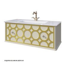Caprigo Тумба с раковиной CAPRICE 100 см, слоновая кость/золото, эмаль