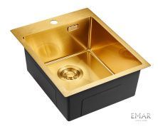Emar Кухонная мойка 41х51 см, золото EMB-128A PVD EMB-128A PVD Nano Golden