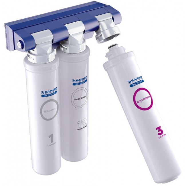 Приобрести барьер фильтр для воды expert стандарт, тройная система отчистки