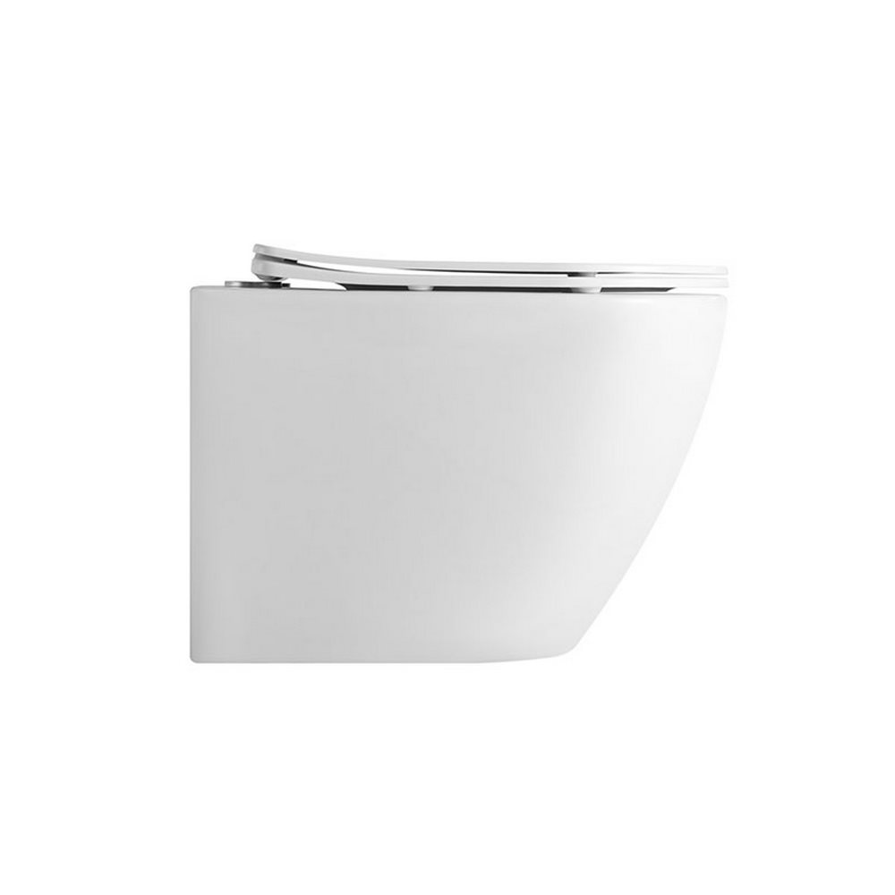 Приобрести triton подвесной унитаз verso 1832 tornado, безободковый с тонким сиденьем, микролифт