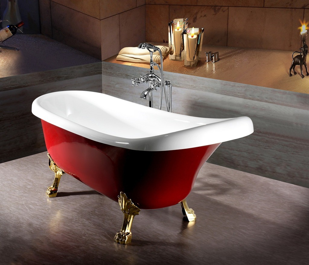 Приобрести ванна акриловая отдельностоящая belbagno 170х80 см, bb04-ros