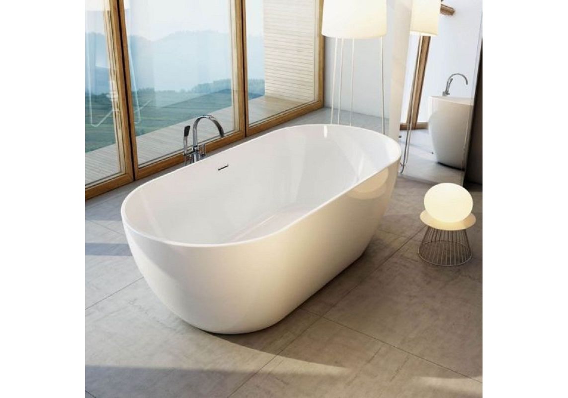 Приобрести акриловая ванна ravak freedom o 170x80 см xc00100020