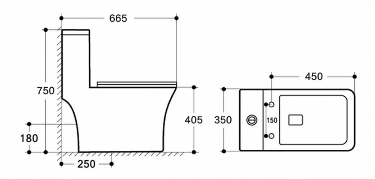 Приобрести azario унитаз моноблок lodi 665x350x750 напольный, горизонтальный слив, сиденье дюропласт микролифт az-8617