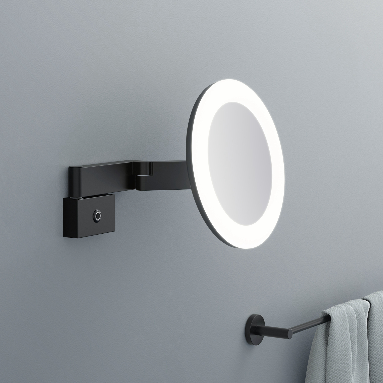 Приобрести зеркало с подсветкой timo petruma 15276/03 черный